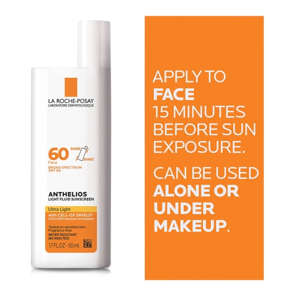 La Roche-Posay | Anthelios Ultra Light Sunscreen Fluid | SPF 60 | 1.7fl.oz/ 50ml - Picture 3 of 4